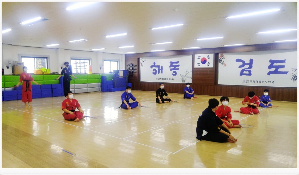  해동검도 염주검도관, 2021년 8월 14일 주말특별수련일지