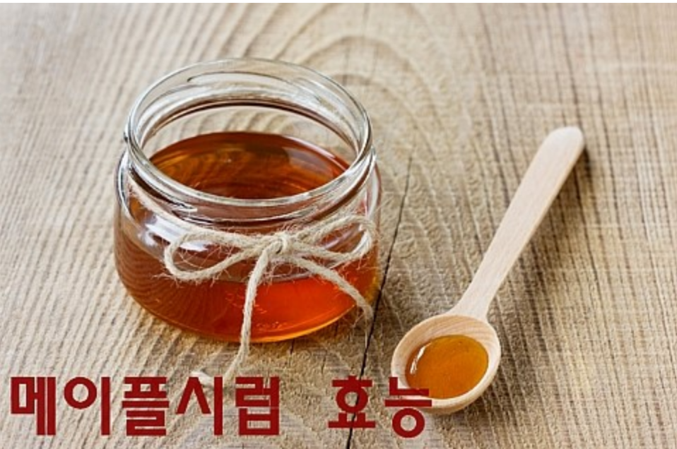  메이플 시럽 효능 과 부작용 알아보고 먹어보기