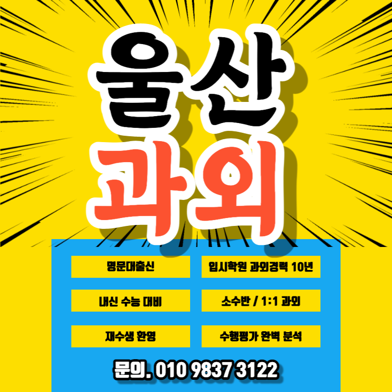  화정동수학과외 방어동 초등 중등 고등 대학생 일대일공부방 직장인영어과외 이과 문과 전과목 울산공부방