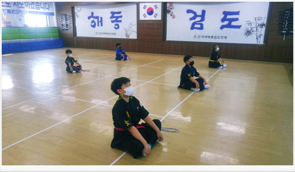  2021년 10월 27일(수), 해동검도 염주검도관 수련일지