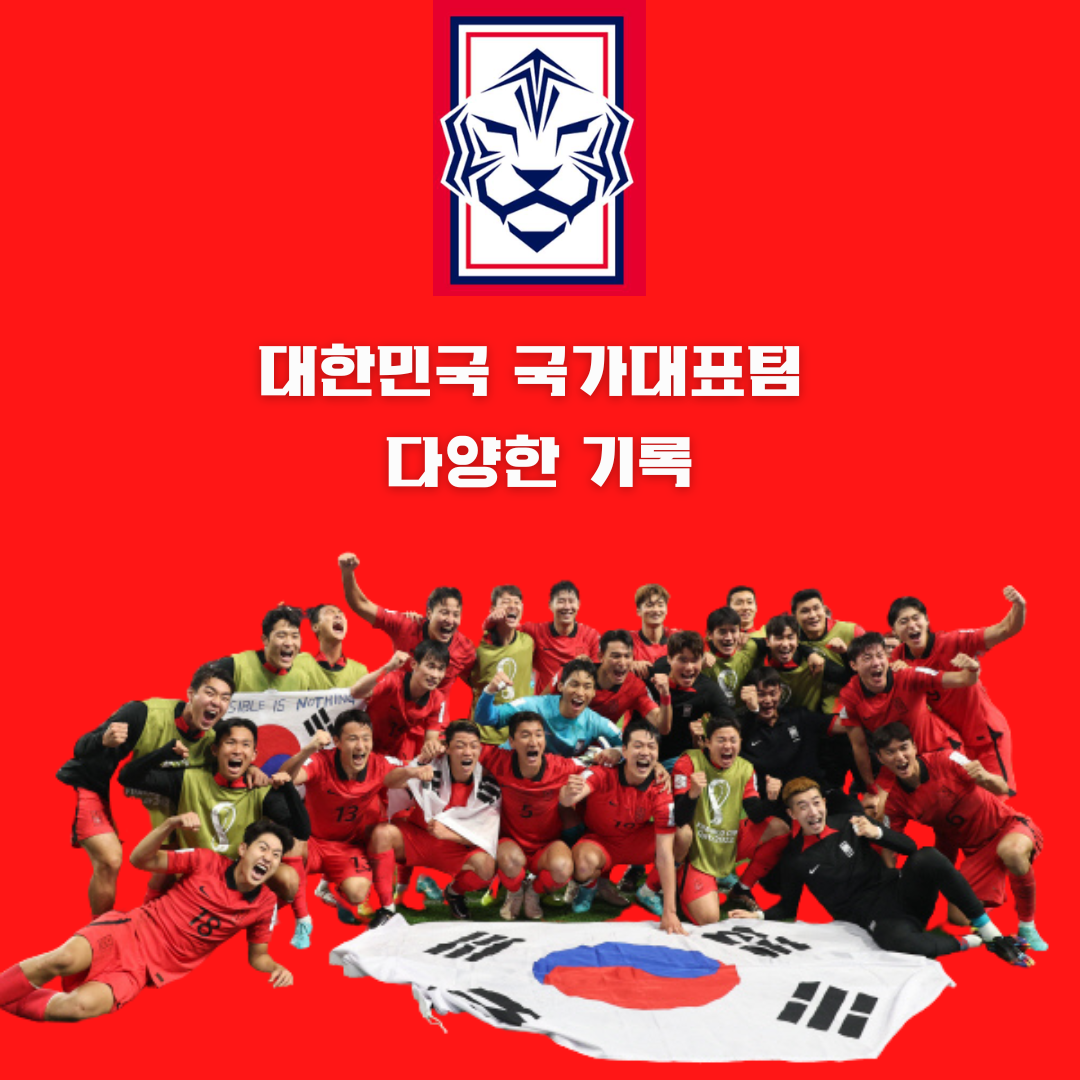  [대한민국 국가 대표팀 다양한 기록]