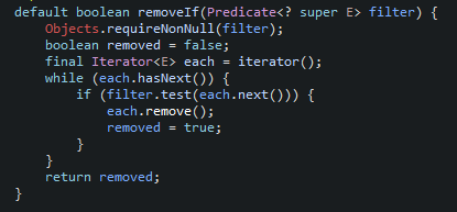  [Java] ArrayList 조건 삭제 'removeIf'