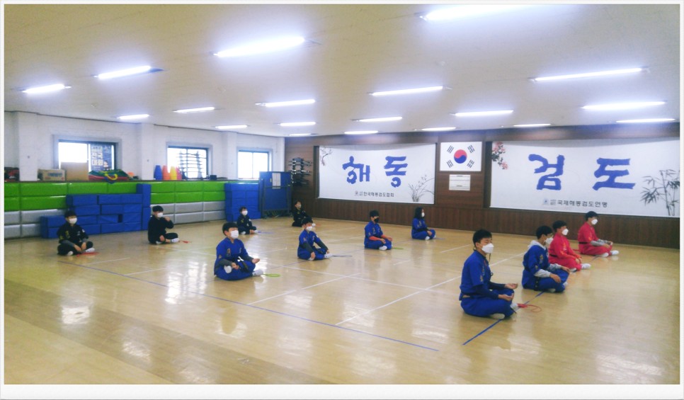  해동검도 염주검도관 - 2021년 2월 1일, 수련일지