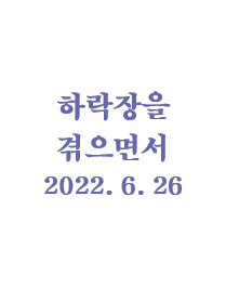  하락장을 겪으면서 - 220626
