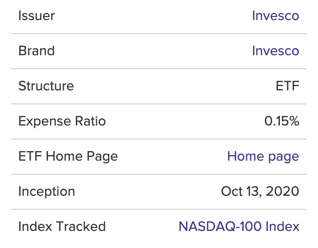  미국 ETF 알아보기 Invesco NASDAQ 100 ETF (QQQM)