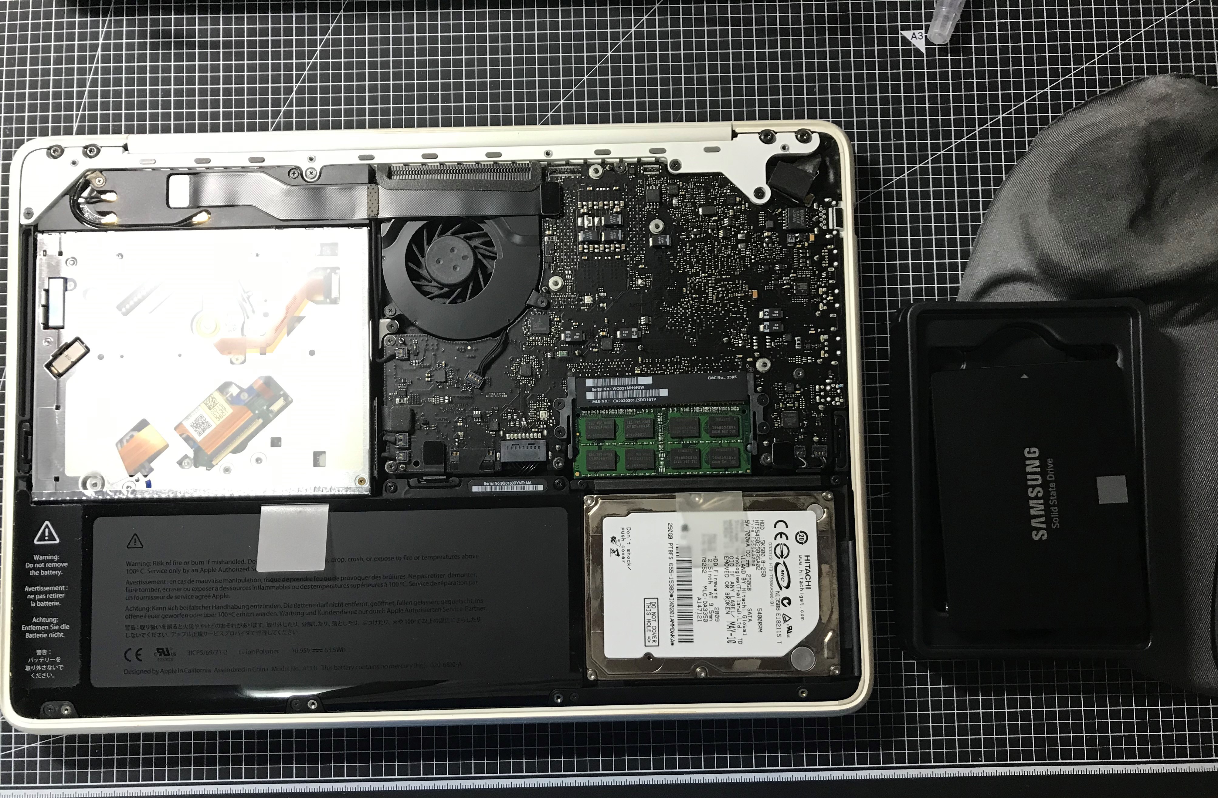  맥북화이트 되살리기 프로젝트 2. ssd 교체 및 mac os 설치