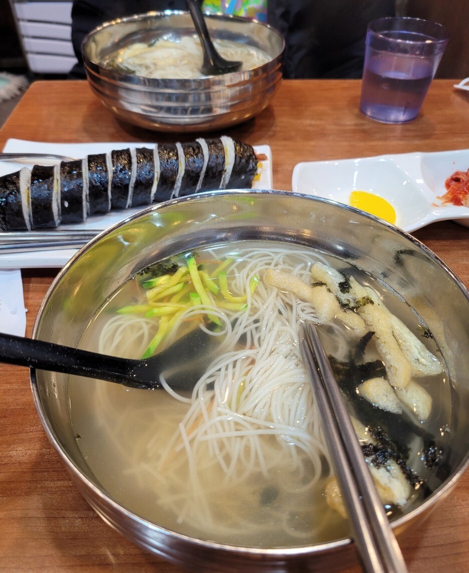 밥보다국수 부천역 자유시장 잔치국수 3천원 대박맛집