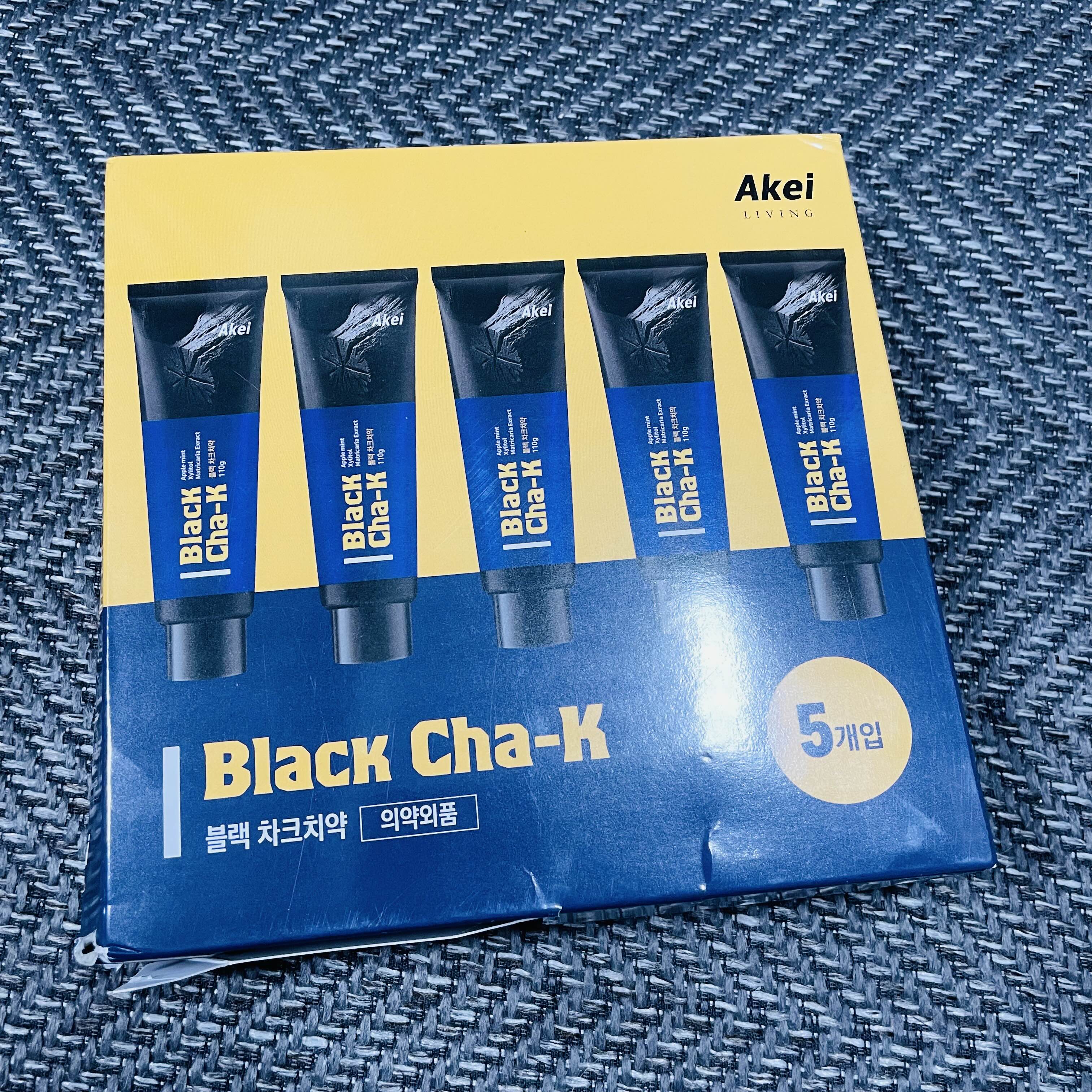  아케이 리빙 블랙차크 치약 사용후기
