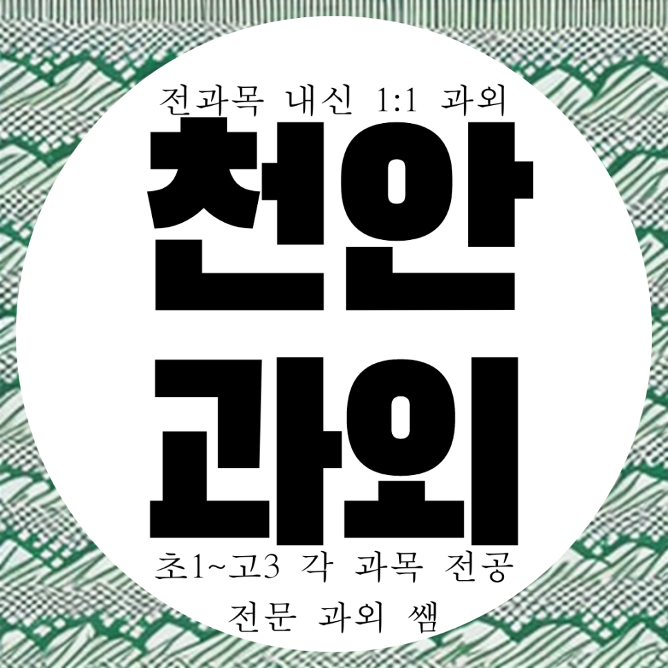  천안 과외 신방중 내신 용곡중 전문 신방동 고2 신방 고1 국영수 전과목 국어 영수 과학 방문 과외.