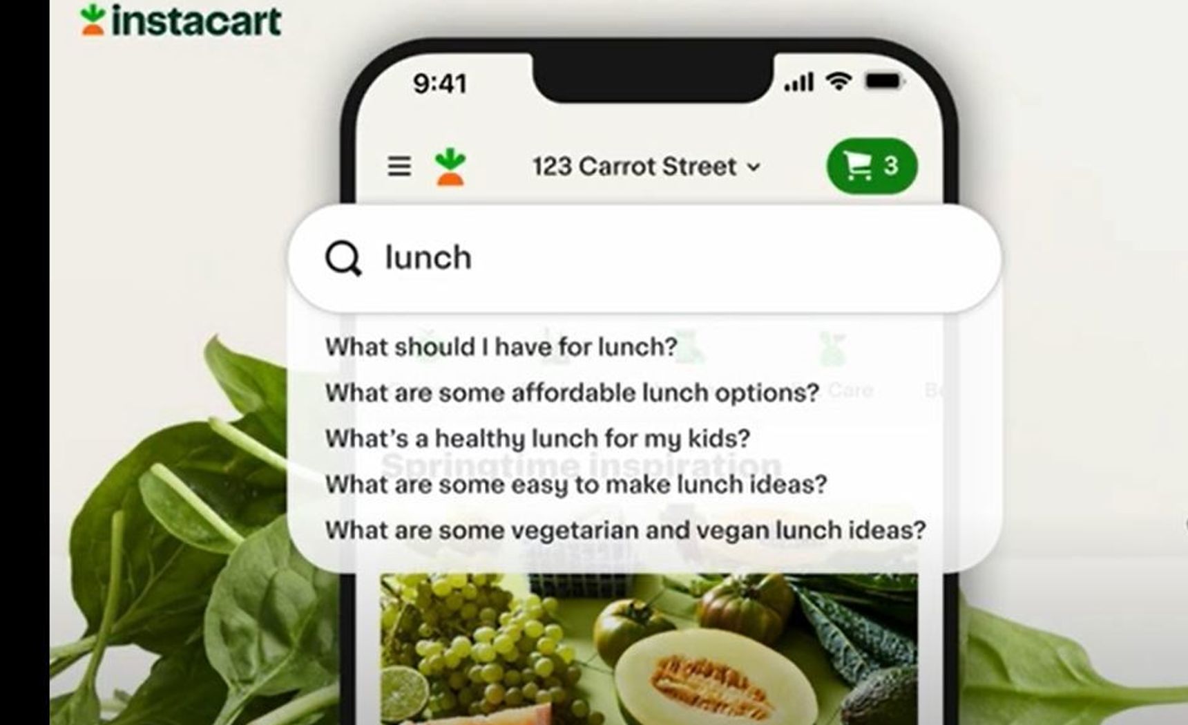  Instacart, 식료품 쇼핑 앱에 챗봇 추가, ChatGPT Frenzy 합류