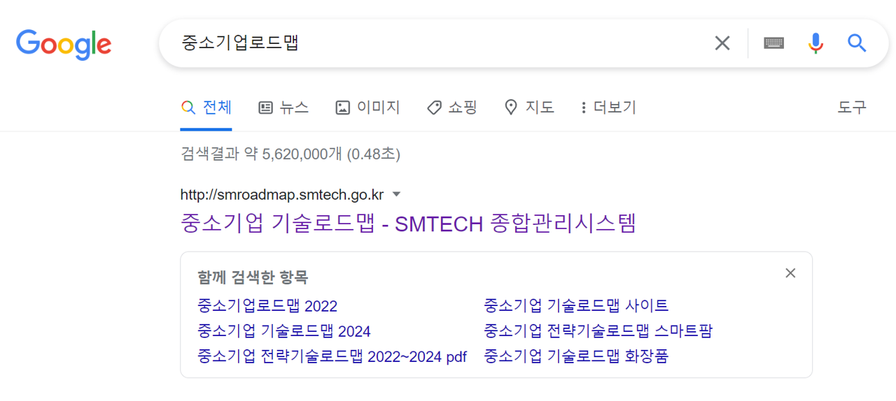  기업분석할때 유용한 사이트 : 중소기업로드맵