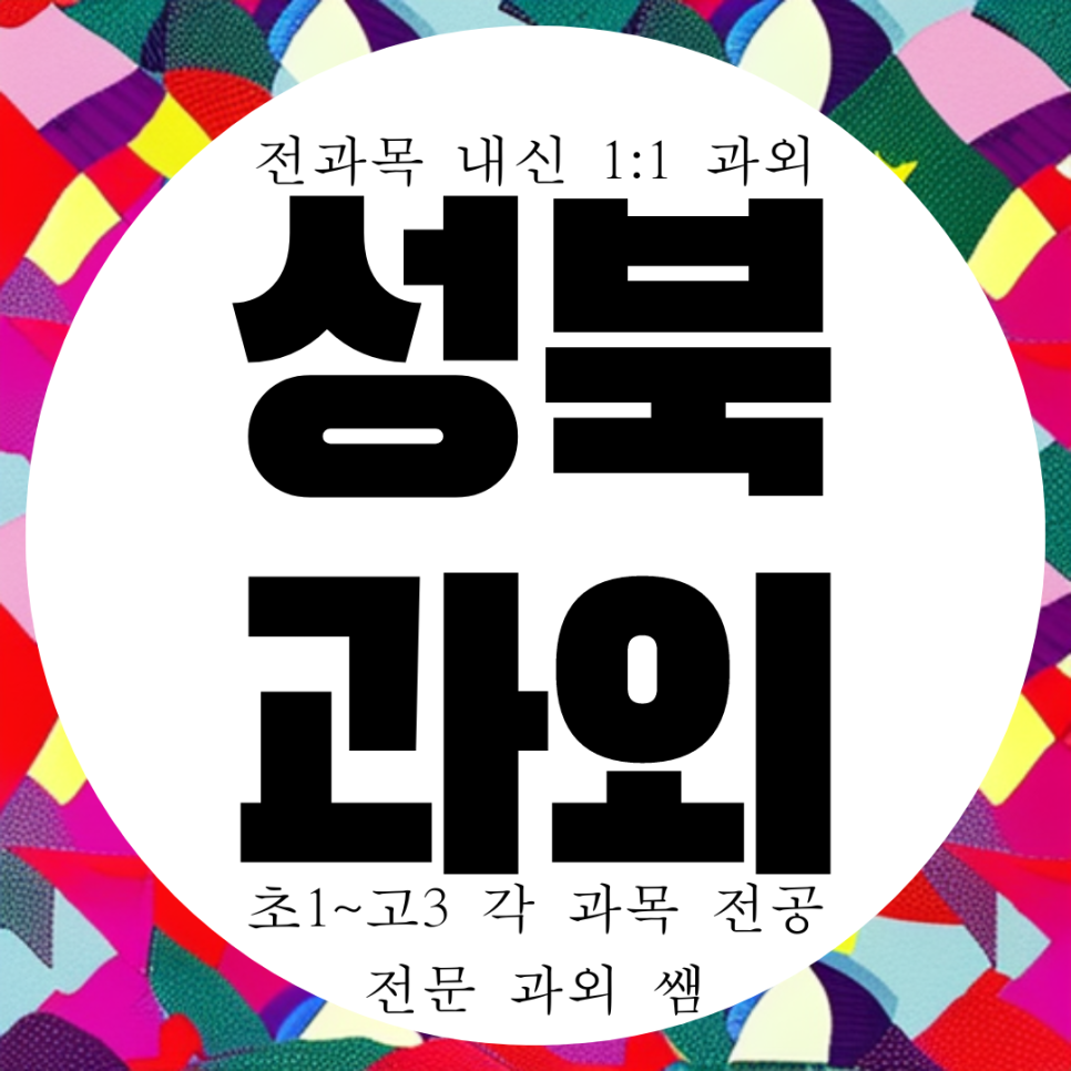  성북구 동소문 수학 돈암 영어 영수 중등 방문 전과목 과외 중학생 성신여고 내신 전문 고등 과외.