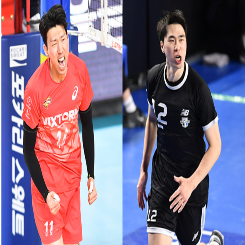 한국전력 현대캐피탈, V리그 남자배구 12월 23일 경기예상(한전현캐, 현캐한전, 타이스 서재덕 임성진 허수봉 전광인 이현승)
