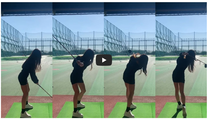  [골프스윙 연속재생] 연습도 항상 같은 루틴으로
