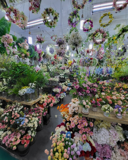 강남 고속버스 터미널 화훼 상가, 꽃도매시장 (조화, 생화, 소품 등)