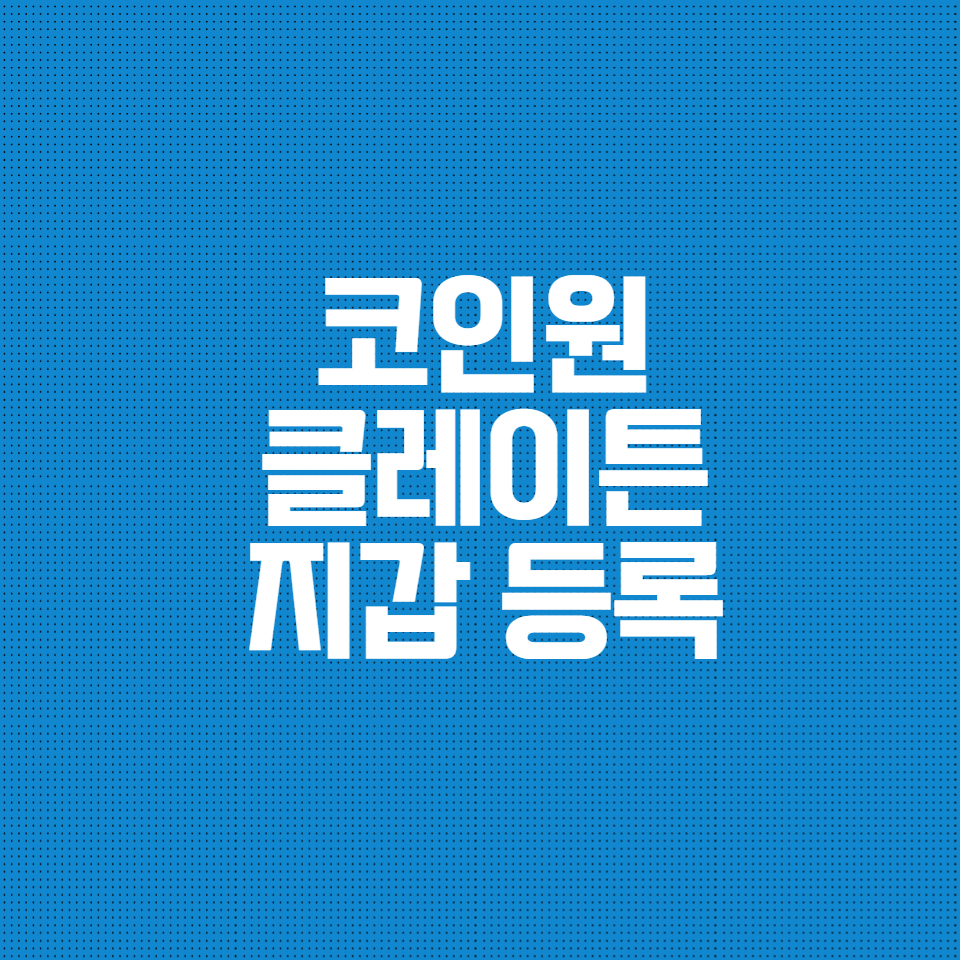  외부 가상자산 지갑주소 등록방법 코인원에서 카이카스 클레이튼 입금