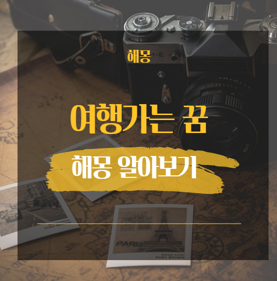  여행가는 꿈 해몽 해석 18가지 모음 [ 친구들 비행기 기차 배타는 등 ]