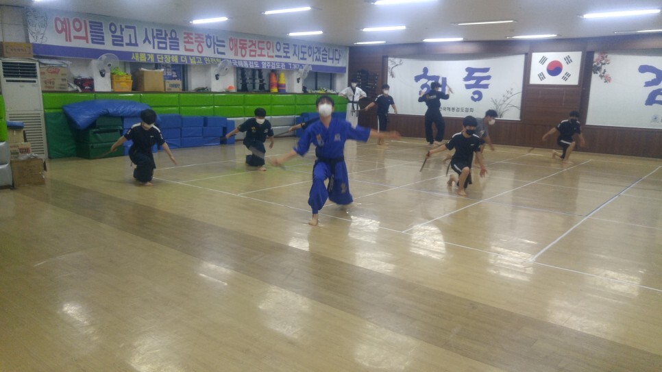  해동검도 수련일지, 2022년 8월 16일(화)