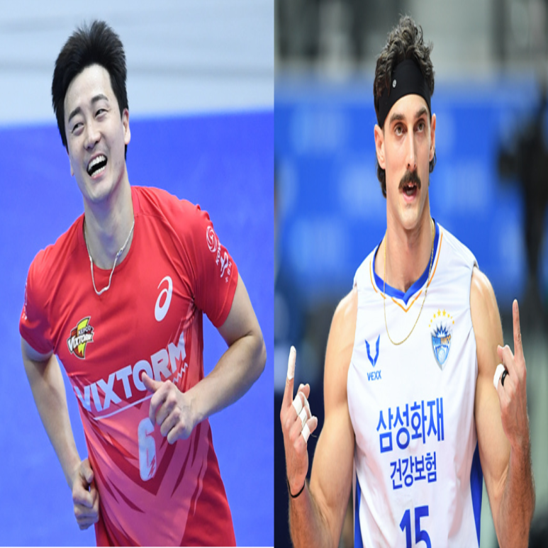  남자배구 한국전력 삼성화재 1월 1일 경기예상(다우디 서재덕 박찬웅 러셀 황경민 백광현)