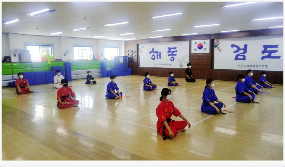  해동검도 염주검도관, 2021년 8월 7일 주말특별수련일지