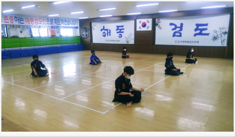  2021년 10월 20일(수), 해동검도 염주검도관 수련일지