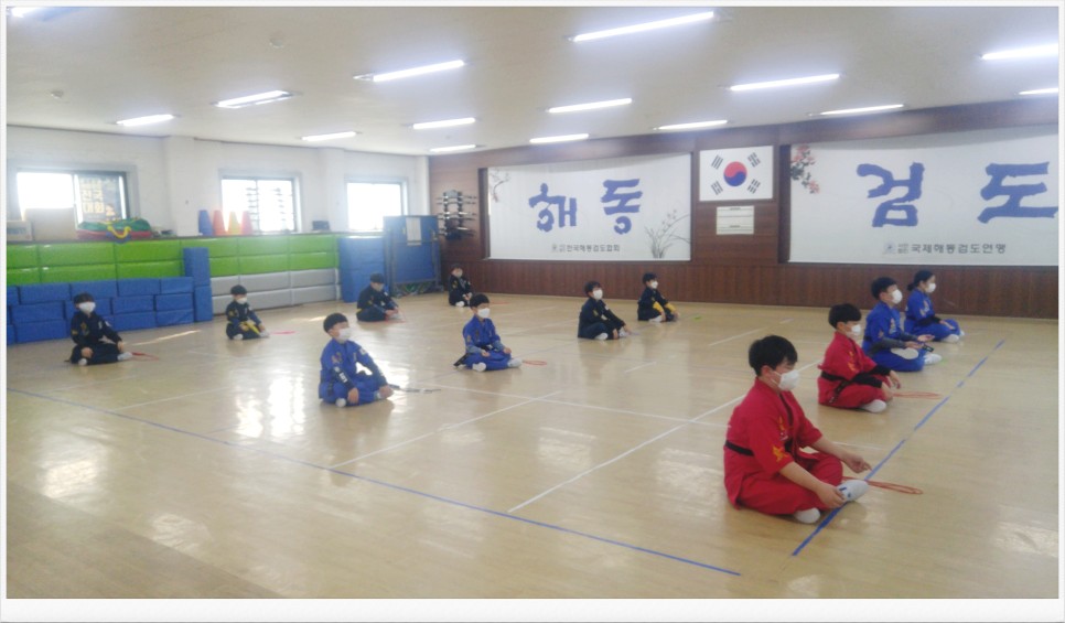 해동검도 염주검도관 - 2021년 1월 18일, 수련일지