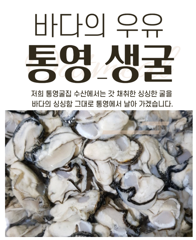  바다의 우유 겨울철 보양음식 통영 생굴 , 굴보쌈 , 보쌈김치 , 굴무침 , 생굴무침 , 생굴쌈