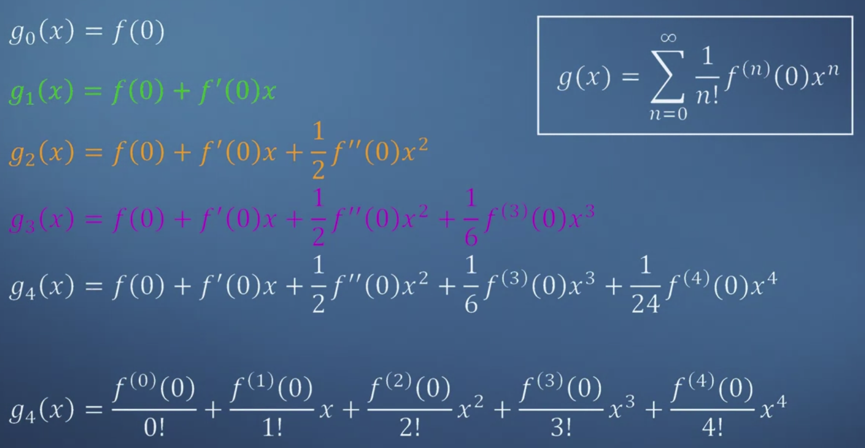  Taylor series for approximations(1)