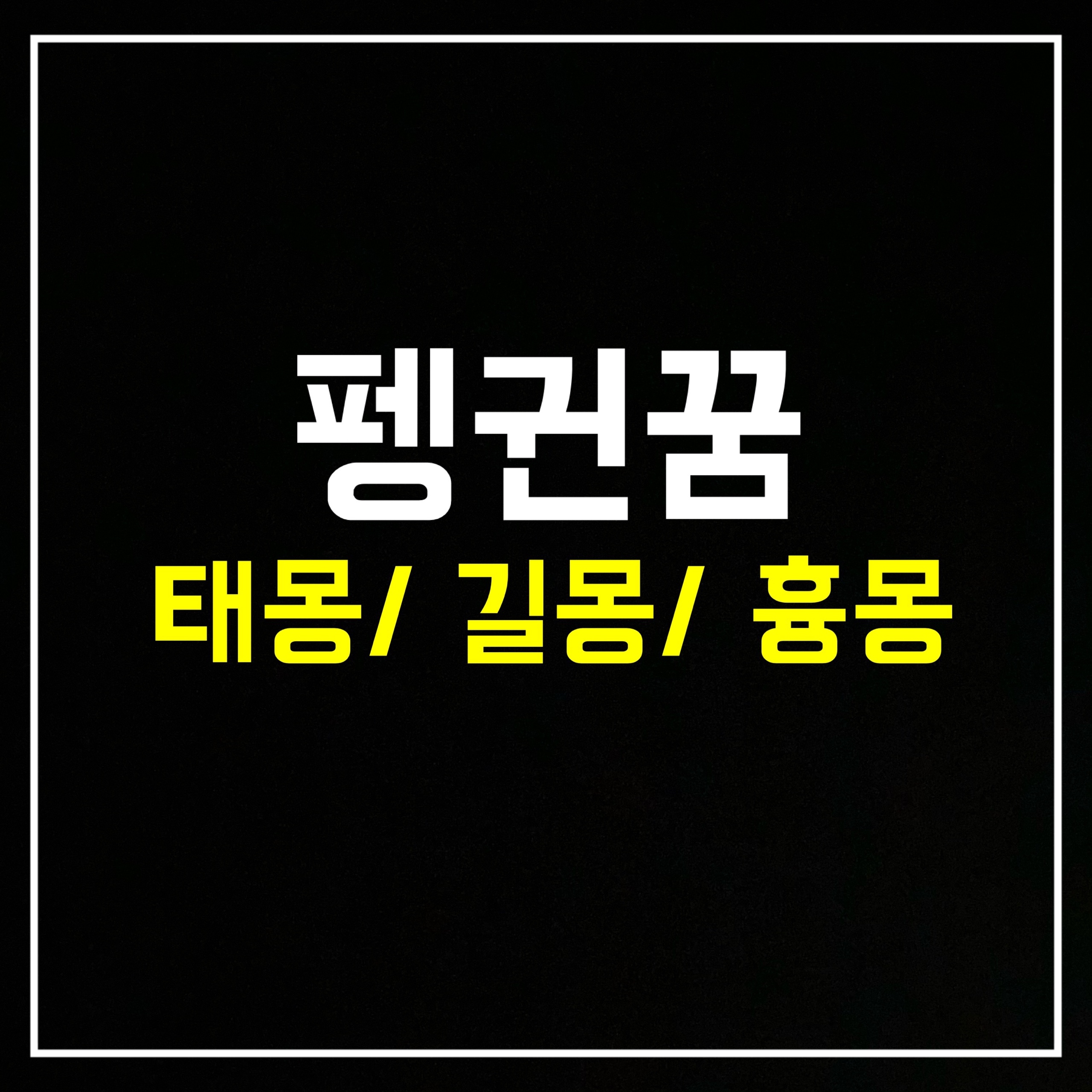  [동물꿈] 펭귄꿈 어떤 의미일까? 태몽/길몽/흉몽 총정리