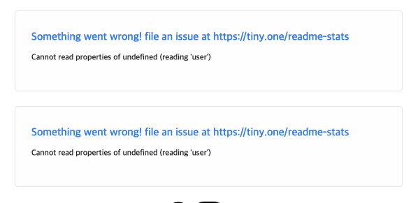  Github Readme Stats 버그 해결(file an issue at https://tiny.one/readme-stats)
