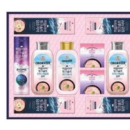 [설명절선물 추천 판촉물쇼핑몰 리치기프트]LG생활건강 핑크솔트 선물세트