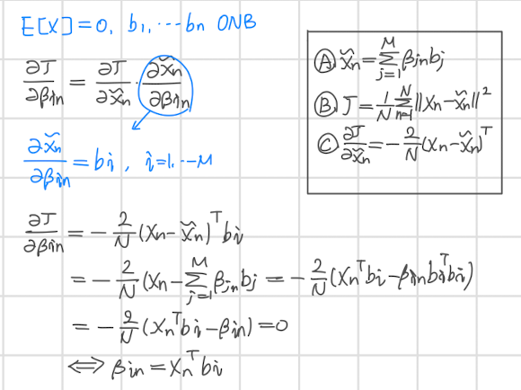  PCA derivation(2) - 복습必