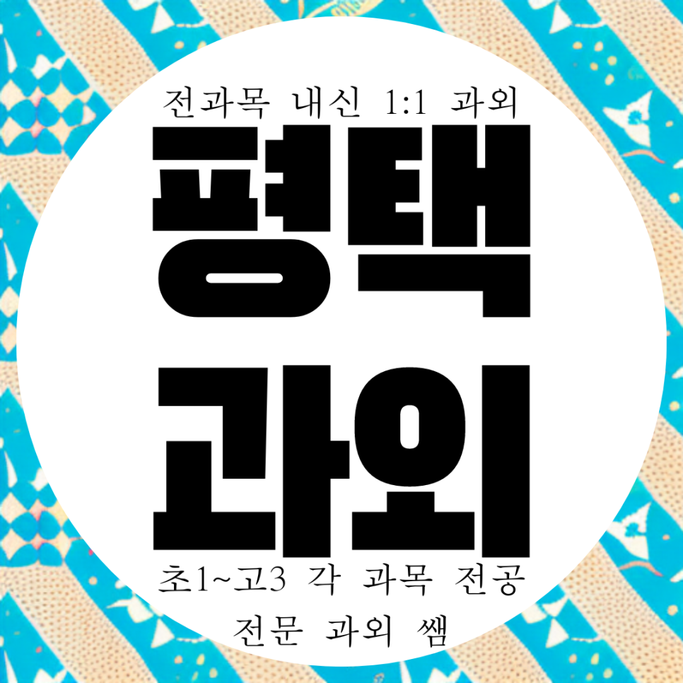  평택 비전고 내신 전문 과외. 비전동 영수 비전 영어 비전중 수학 고등 중학생 방문 과외.