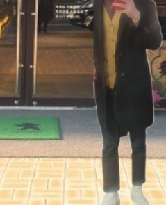  남자겨울코디남자블랙코트코디