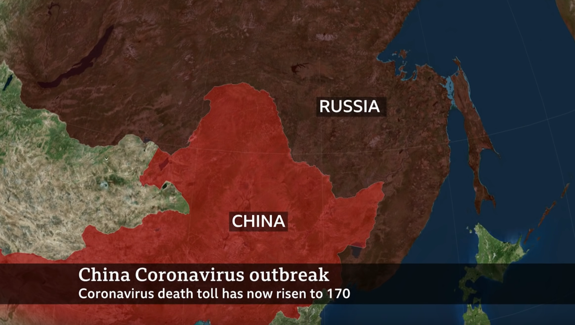 코로나 바이러스 : 러시아, 중국과 극동 국경 폐쇄