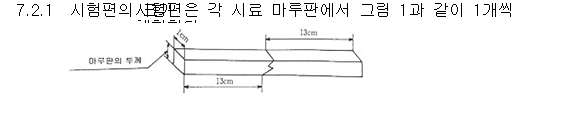  목재에 함수율 측정방법(시료를 사용한)