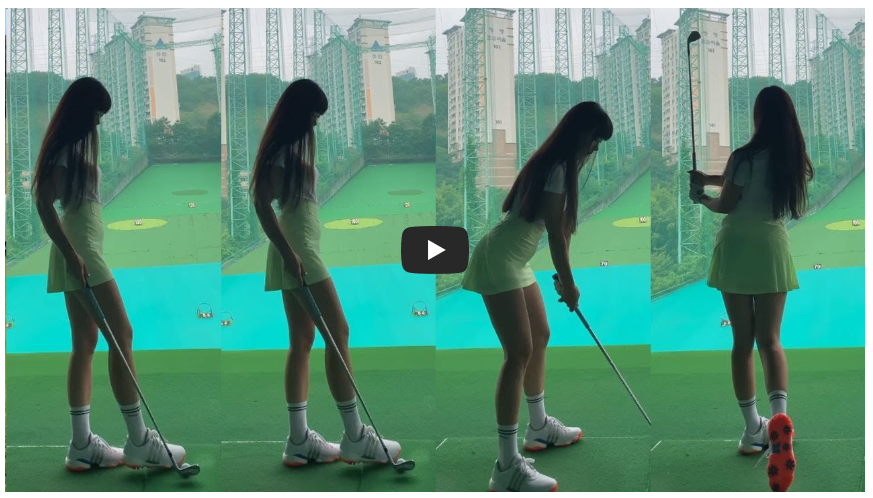  [골프스윙 연속재생] 내맘같지 않은 골프️ 연습하자