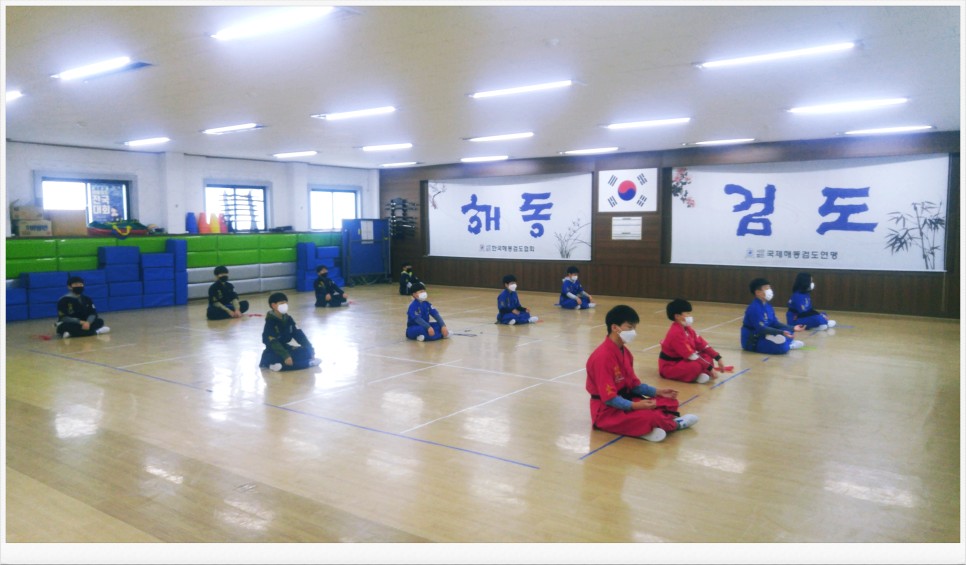  해동검도 염주검도관 - 2021년 2월 15일, 수련일지