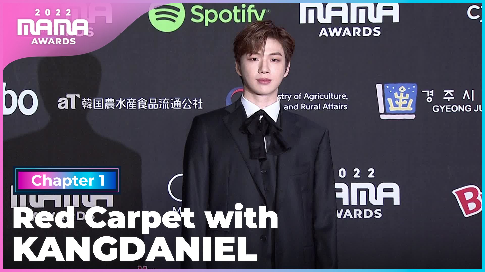  [2022 MAMA] Red Carpet with 강다니엘 (KANGDANIEL) | Mnet 221129 방송