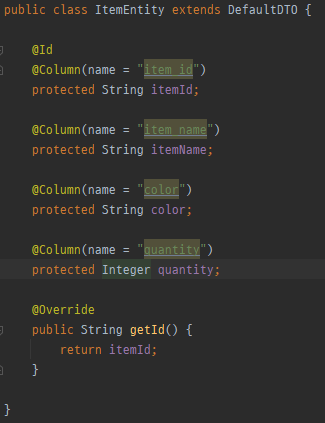  [Intellij] JPA cannot resolve column name 해결방법