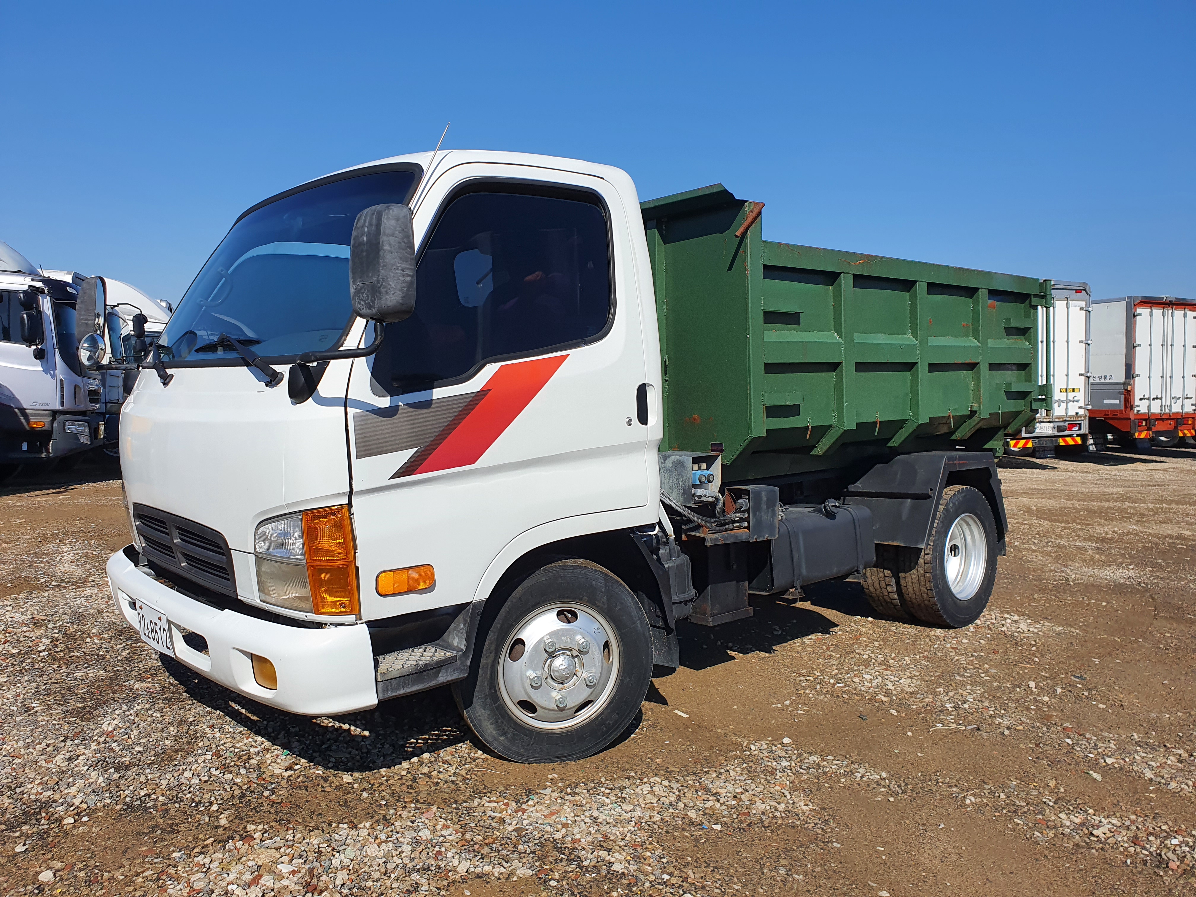  마이티암롤 2.5톤암롤 소형암롤트럭 압롤 2000.10 337,000km 압롤박스포함