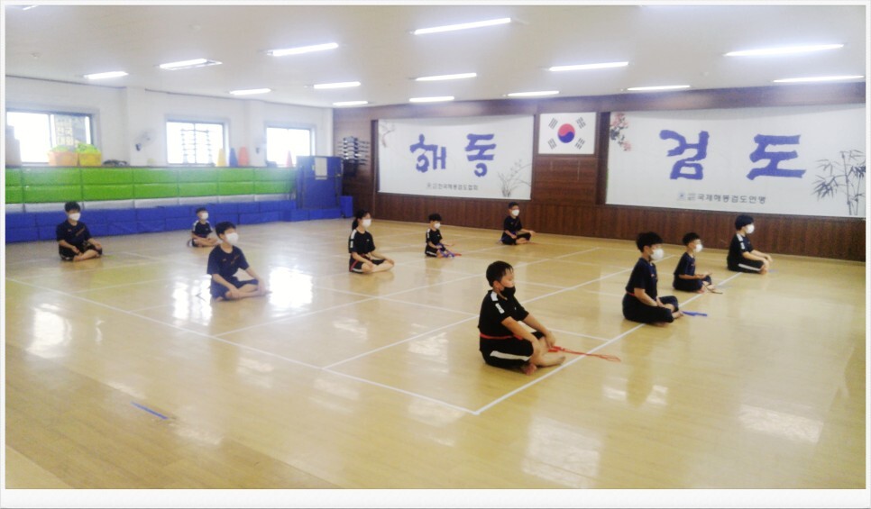  해동검도 염주검도관 - 2021년 8월 6일, 수련일지