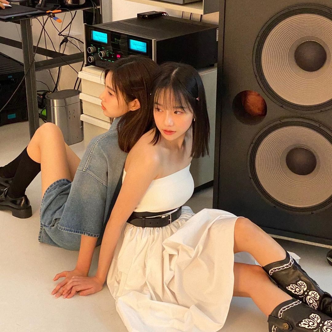  너무 이쁘면서 케미 좋은 조합 조유리 강혜원