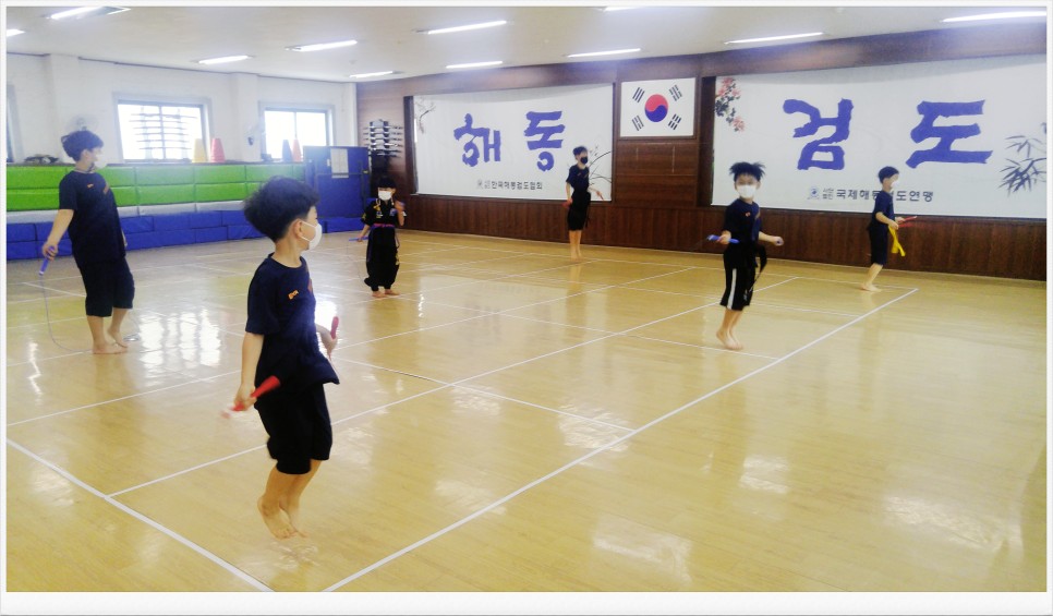  해동검도 염주검도관 - 2021년 7월 12일, 수련일지