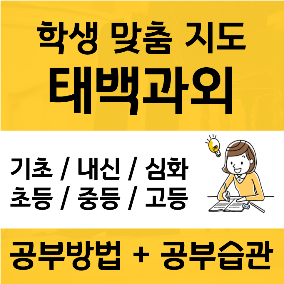  태백 수학과외 정선 영월 영어과외 국어 수업 전과목 방학대비