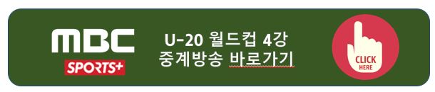 u-20 월드컵 4강 일정