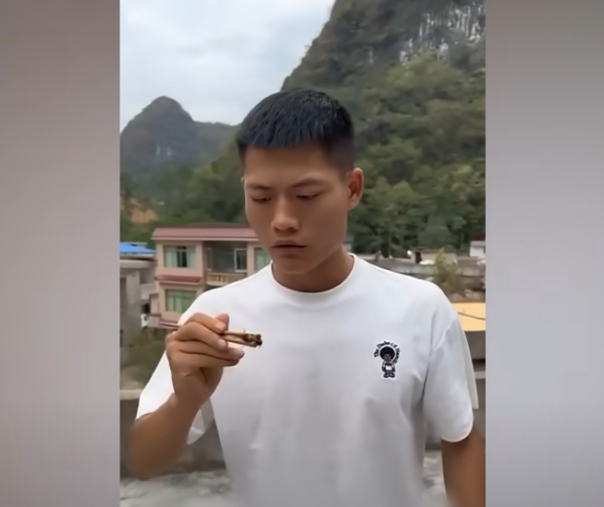 "하다 하다 살아있는 말벌까지 먹방했다는 중국인 인플루언서, 얼굴 만신창이 된 남성의 최후"