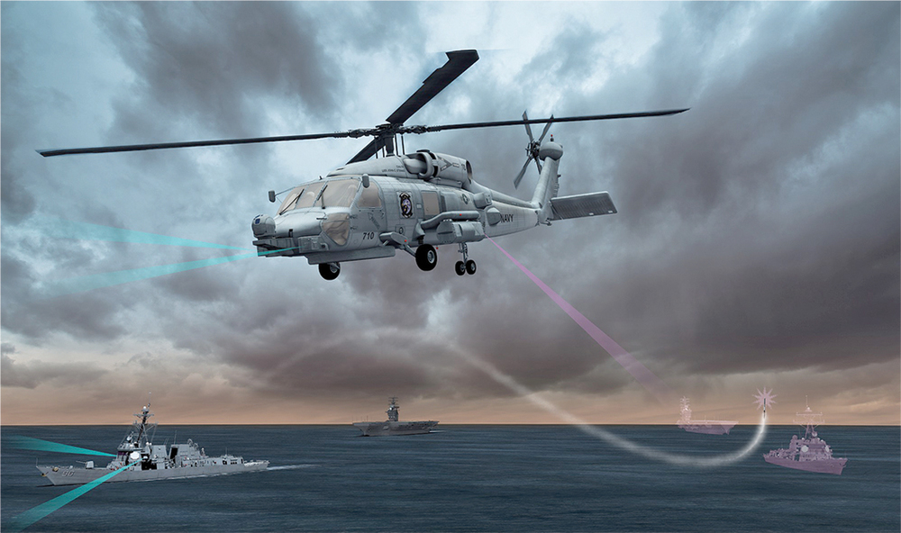 AOEW 프로그램은 MH-60R과 MH-60S 헬리콥터에 AN/ALQ-248 능동형 임무 페이로드를 통합한다