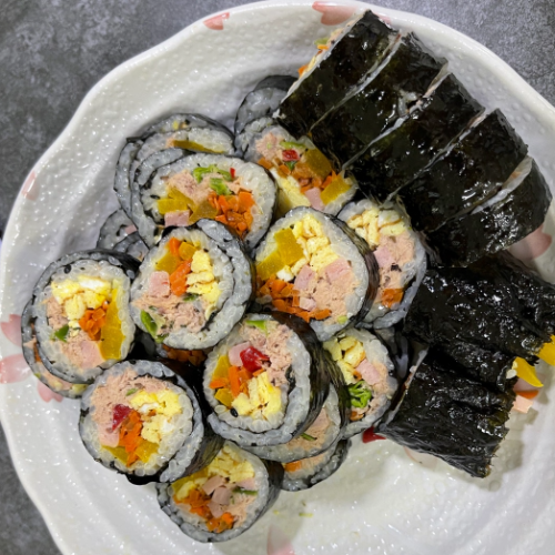 김밥 맛있게 싸는법