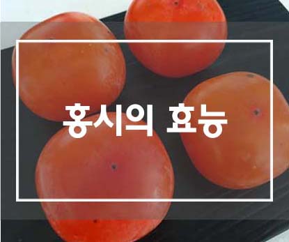  홍시의 효능